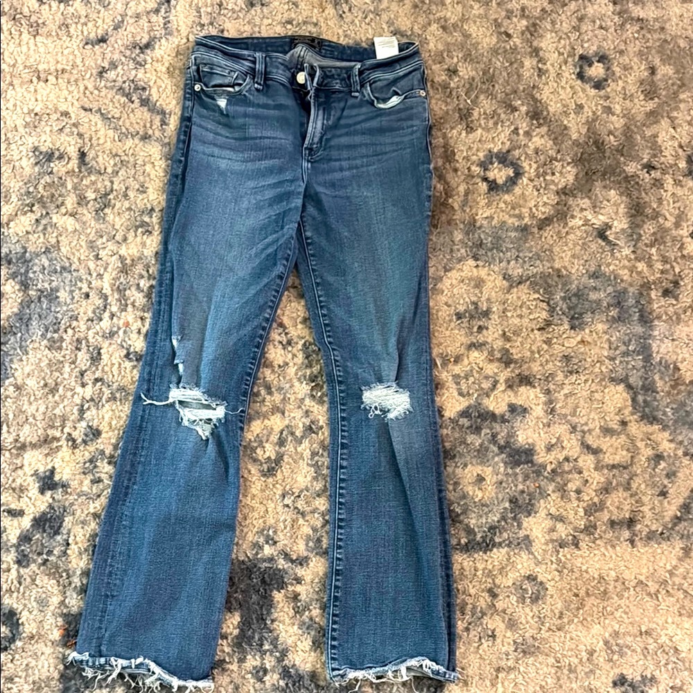 A&F bootcut jeans